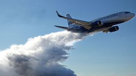 Así es el Boeing 737 Fireliner que combatirá los incendios en Chubut. Así es el Boeing 737 Fireliner que combatirá los incendios en Chubut.
