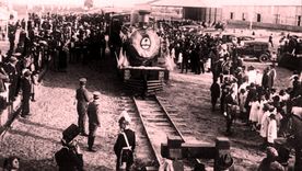 El 18 de abril de 1926 el ferrocarril inauguró el tramo Retiro - Avellaneda. Foto: Historia del Riel (facebook)&nbsp;