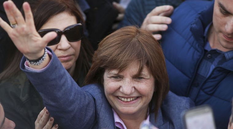 La candidata de Juntos por el Cambio apuntó contra Massa otra vez Foto: NA