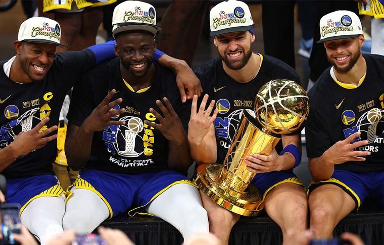 Golden State Warriors Los Warriors se consagraron campeones de la NBA. Foto: Golden State Warriors
