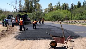 Remodelación de la rotonda del Parque San Martín en la calle San Francisco de Asís. Remodelación de la rotonda del Parque San Martín en la calle San Francisco de Asís.