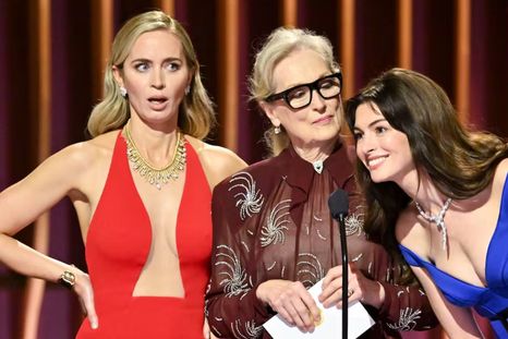 Blunt, Strep y Hathaway, las protagonistas de la cinta. / Getty Images Blunt, Strep y Hathaway, las protagonistas de la cinta. / Getty Images