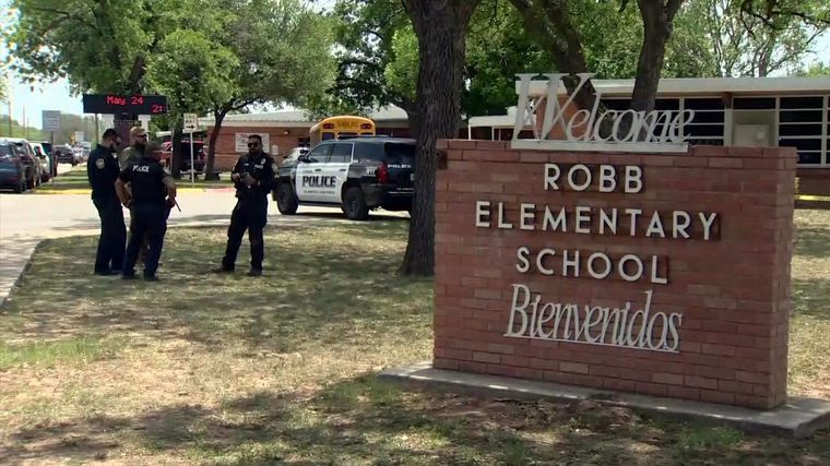 La escuela primaria de la tragedia. Foto: Khou.