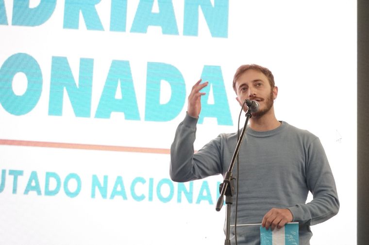 Adrián Bonada, candidato a diputado nacional de Libres del Sur Foto: Twitter Adrián Bonada