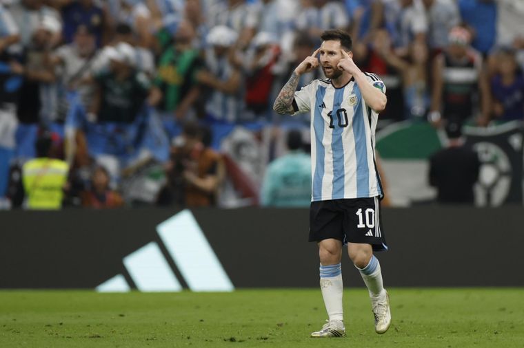 Messi habló tras la gran victoria ante México. Foto: EFE