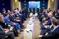 Desde el ministerio de Economía calificaron como positivos los encuentros con empresarios y el FMI en Davos Foto: Prensa Ministerio de Economía