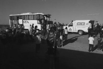 MDZol | Un amplio operativo se puso en marcha para auxiliar a los heridos. Foto: Gentileza