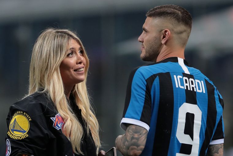 Wanda Nara y Mauro Icardi. Foto: Bleacher report - bleacherreport.net