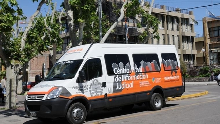 El Centro Móvil de Información Judicial sigue recorriendo la provincia. Foto: Prensa Justicia de Mendoza