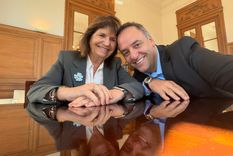 Manuel Adorni con Patricia Bullrich