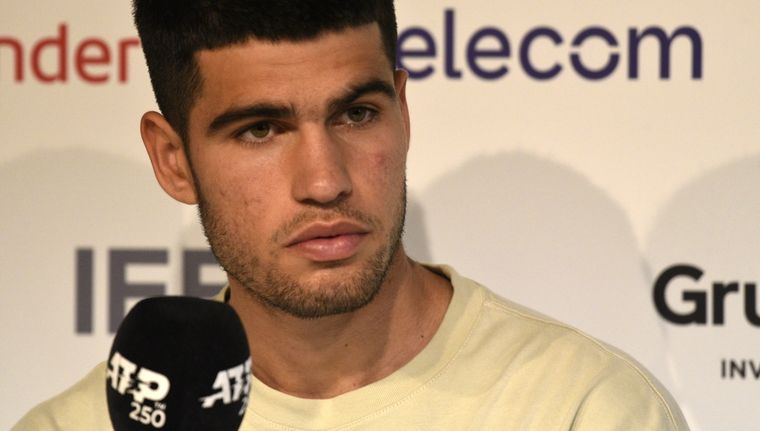 Alcaraz quedó eliminado en semifinales del Argentina Open Foto: Juan Mateo Aberastain Zubimendi / MDZ