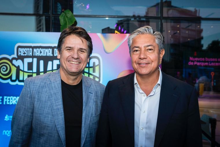 El intendente Mariano Gaido y el gobernador Rolando Figueroa. El intendente Mariano Gaido y el gobernador Rolando Figueroa.