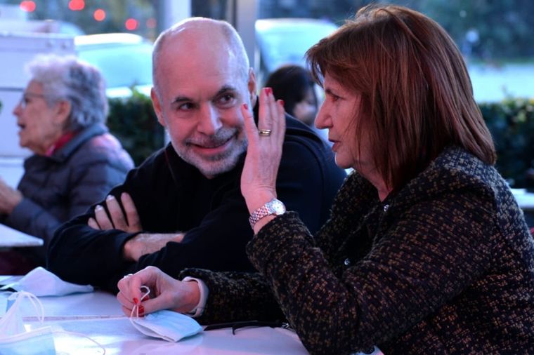 Patricia Bullrich y Horacio Rodríguez Larreta definieron la estrategia política de Juntos por el Cambio, con la venia de Mauricio Macri. Foto: Twitter: Rodríguez Larreta