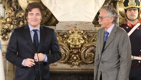 Presidente Javier Milei y el ministro Mario Lugones. Foto: Presidencia de la Nación