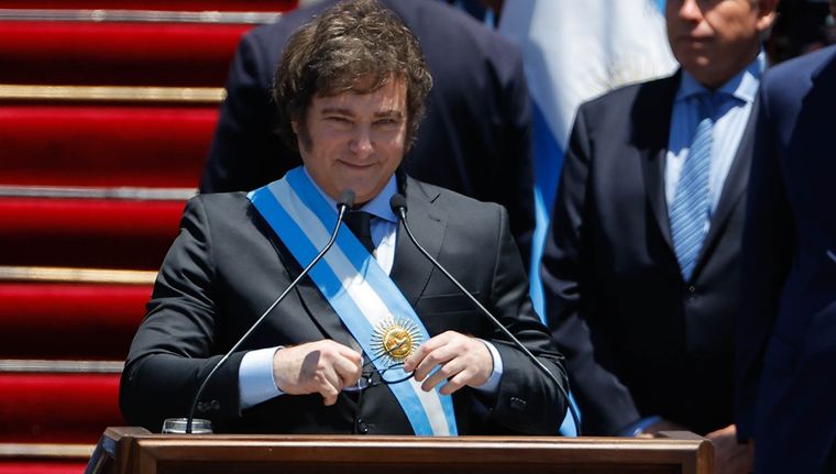 Milei mandará al Congreso varios proyectos de ley que tienen como objetivo reformar el Estado Foto: EFE