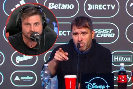 El Tano Santarsiero no se guardó nada y arremetió contra Coudet.