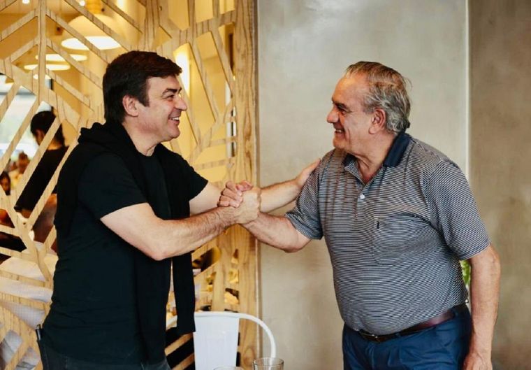 De Marchi (izquierda) con Iannizzotto.