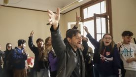 Juan Grabois fue detenido por tomar el Instituto Juan Domingo Perón. Juan Grabois fue detenido por tomar el Instituto Juan Domingo Perón.