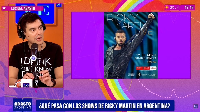 Ricky Martin no se presentaría en Mendoza. Ricky Martin no se presentaría en Mendoza.