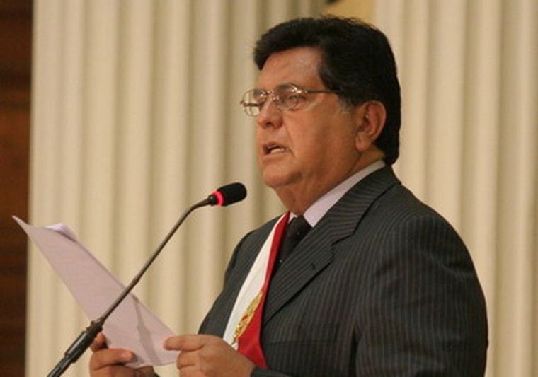 El presidente de Perú, Alan García. Foto: EFE