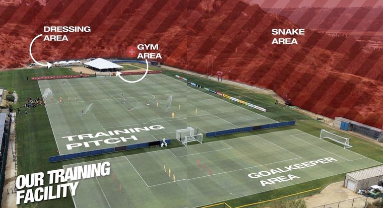 La precaución que compartió la selección suiza en redes sociales. La precaución que compartió la selección suiza en redes sociales.