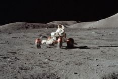 The NASAS Lunar Rover Vehicle (archivo, diciembre de 1972). The NASAS Lunar Rover Vehicle (archivo, diciembre de 1972).