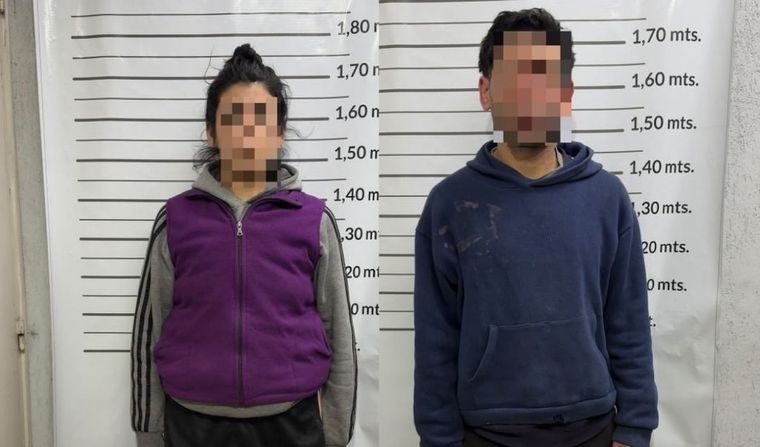 La pareja fue detenida a pocas cuadras del hecho.&nbsp;