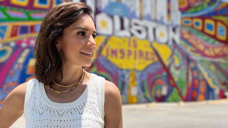 Tania Rincón Viaje de trabajo. Foto: @taniarin