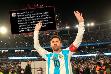 Messi volvió a encender las alarmas con su posteo en redes. Messi volvió a encender las alarmas con su posteo en redes.
