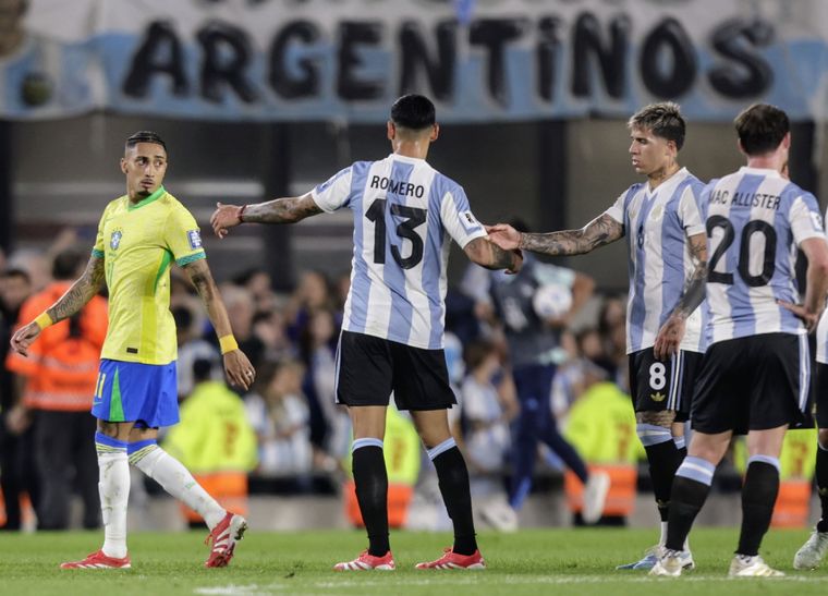 Raphinha volvió a hablar sobre su provocativa frase en la previa de Argentina-Brasil. Foto: Fotobaires