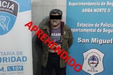 La foto difundida por la Policía de San Miguel Foto: Ministerio de Seguridad
