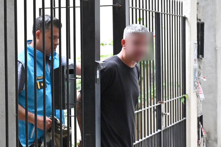 Corazza en su primera detención