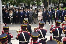 Del acto de Malvinas participó el Gabinete completo del Gobierno de la Nación y también el Gobierno porteño.