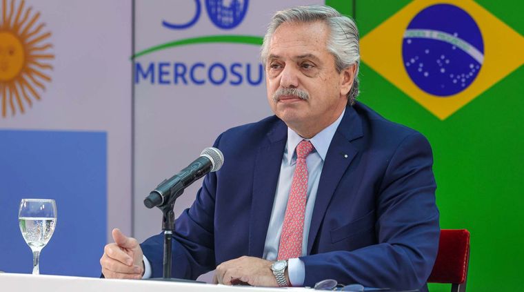 Uruguay sacudió toda la estructura del Mercosur, y Alberto no se quedó callado. Foto: TELAM