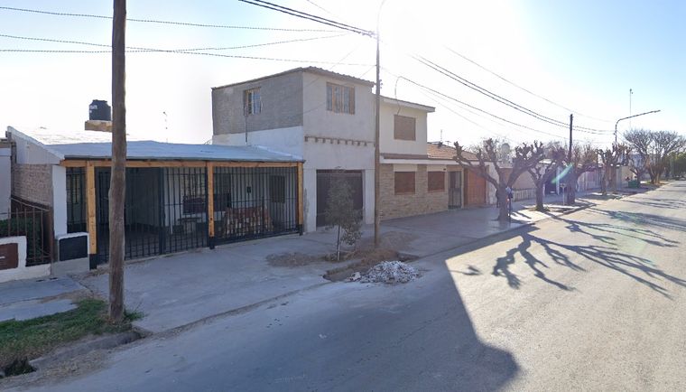 La zona del hecho La calle Juan José Paso al 2200 (Las Heras). Foto: Google Street View.