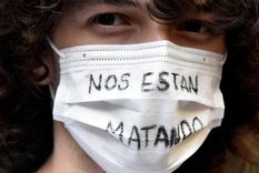 En varias ciudades españoles hubo manifestaciones de protesta por el asesinato de Samuel, que se investiga si pudo ser un crimen de odio. Foto: GETTY IMAGES