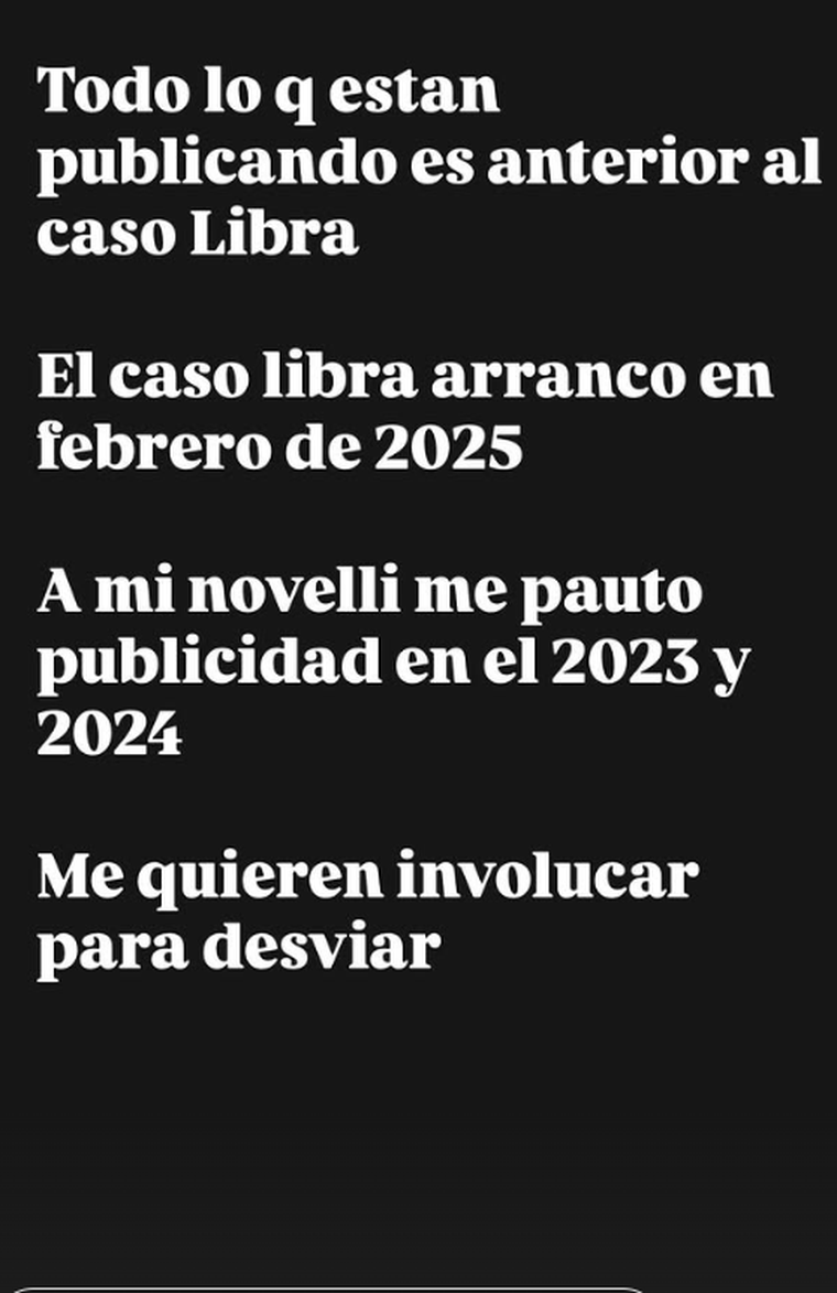 Yanina Latorre desmintió estar vinculada al caso $LIBRA. Yanina Latorre desmintió estar vinculada al caso $LIBRA.