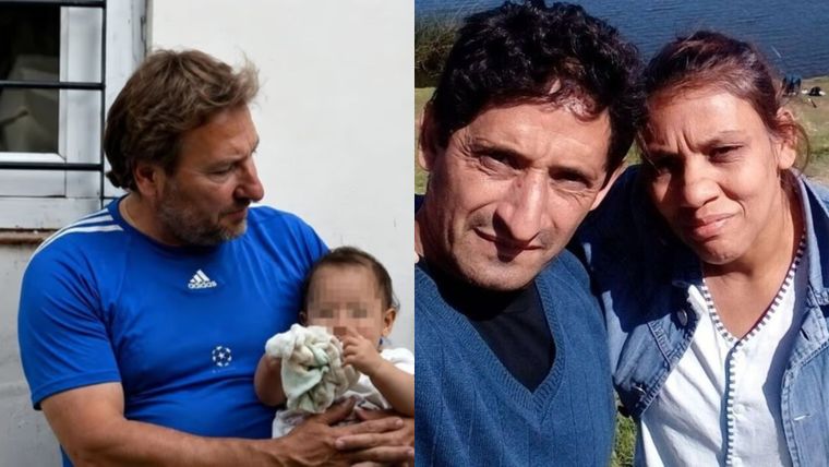 Héctor Picart y José Daniel Aguirre, el ex y la actual pareja de Lucía Sosa.