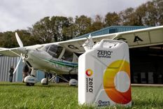 Esta avioneta completó un vuelo con combustible sintético de la empresa Zero Petroleum y estableció un récord de Guinness. Foto: GENTILEZA ZERO PETROLEUM
