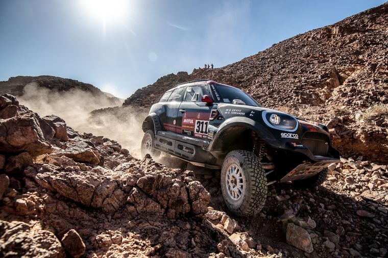 Orlando Terranova lidera la general en autos. X-Raid Team Foto: X-Raid Team