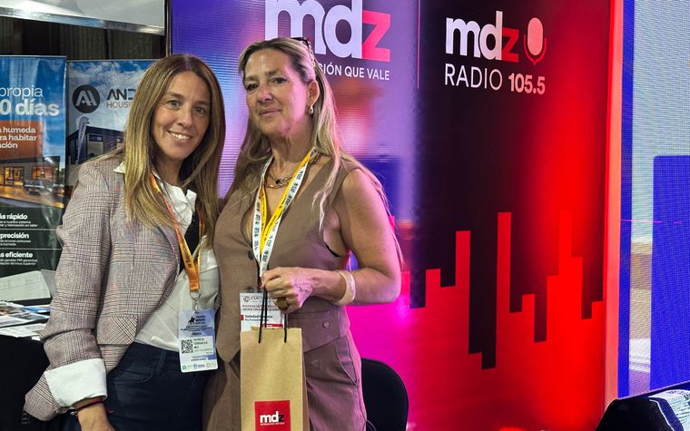 El stand de MDZ convocó a los protagonistas de la jornada en Argentina Mining.  El stand de MDZ convocó a los protagonistas de la jornada en Argentina Mining.