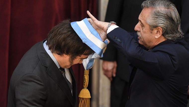 Javier Milei recibió una alarmante herencia social del gobierno de Alberto Fernández Foto: DPA