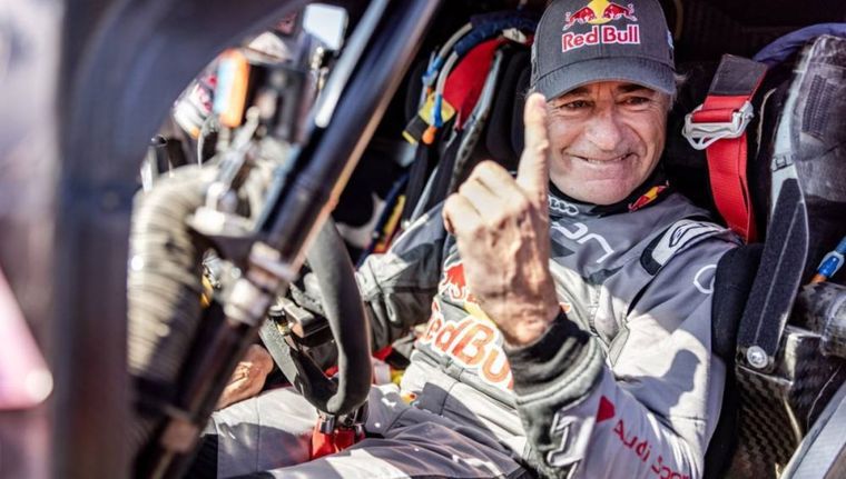 Carlos Sainz volvió a plasmar toda su experiencia para ganar un nuevo Dakar. Foto: Archivo