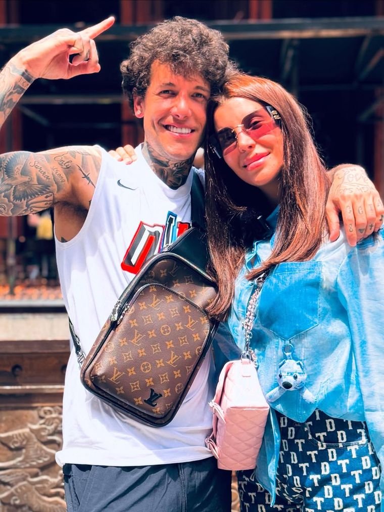 Alex junto a Charlotte. Foto: Instagram/ @alexcaniggia. Alex junto a Charlotte. Foto: Instagram/ @alexcaniggia. 