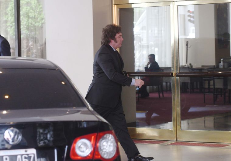 Javier Milei continúa su gira estableciendo relaciones internacionales Foto: Télam