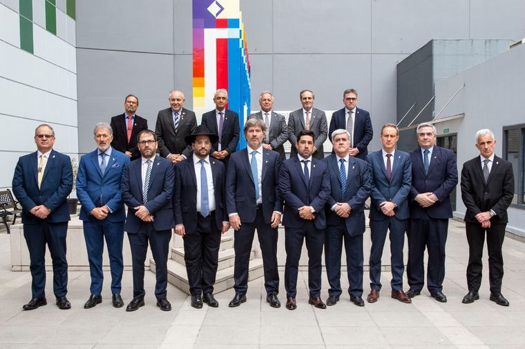 Fuerte compromiso contra el terrorismo. Foto: AMIA