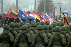 Las tropas de la OTAN, las más fuertes del mundo. Foto: Lrt. Las tropas de la OTAN, las más fuertes del mundo. Foto: Lrt.