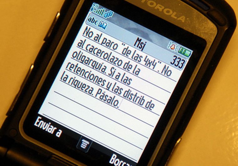 El mensaje que invita a la contramarcha. Foto: MDZ