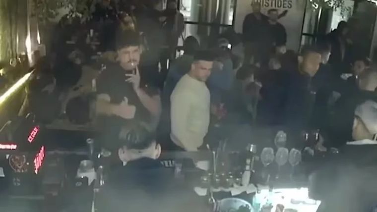 Imagen de uno de los rugbiers franceses acusado de abuso sexual en la noche mendocina Foto: NA