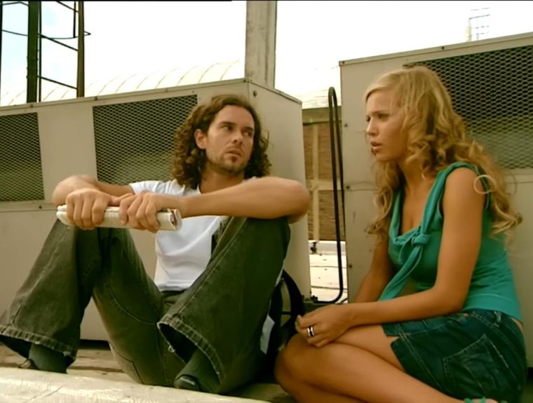 Lopilato y Martínez durante su participación en Amor Pirata (2006).